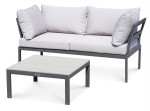 Lauko baldų komplektas JAVA, Light Grey