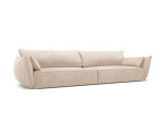 Sofa Vanda, 4 sėdimos vietos, smėlio