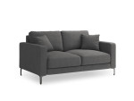 Dvivietė sofa Venus, tamsiai pilka