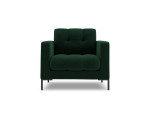 Fotelis Cosmopolitan Design Bali 1S-V, žalias/juodas