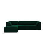 Sofa Micadoni Ruby, 273x180x69 cm, žalia