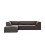 Sofa Micadoni Ruby, 273x180x69 cm, pilka