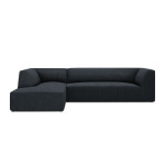 Sofa Micadoni Ruby, 273x180x69 cm, juoda