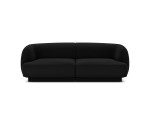 Sofa Micadoni Home Velvet Miley, juoda