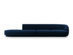 Sofa Micadoni Home Miley left, 302x85x74 cm, mėlyna