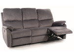 Sofa Signal Spencer 3 Velvet, pilka