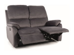 Sofa Signal Spencer 2 Velvet, pilka