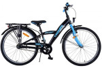 Vaikiškas dviratis Volare Thombike 24", juodas-mėlynas