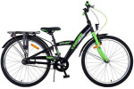Miesto dviratis Volare Thombike, 24 colių, 3 pavaros, juodas - žalias