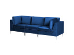Modulinė sofa Beliani Evja, tamsiai mėlyna