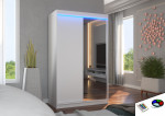Spinta su LED apšvietimu Rewena 120, balta