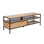 TV staliukas Home4You Hedving, rudas/juodas