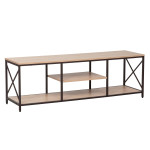 TV staliukas Home4You Study, rudas/juodas