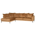 Kampinė sofa Home4You, ruda