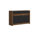 Komoda BRW Ruso, ruda/juoda