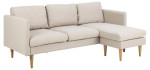 Kampinė sofa Milly, smėlio