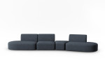 Sofa Milo Casa Paolo, 412x124x74 cm, mėlyna