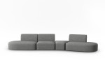 Sofa Milo Casa Paolo, 412x124x74 cm, pilka