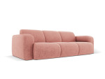 Trivietė sofa Windsor & Co Lola, 235x95x72 cm, rožinė