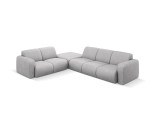 Kairinė kampinė sofa Windsor & Co Lola, 315x250x72 cm, šviesiai pilka