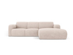 Dešininė sofa Windsor & Co Lola, 250x170x72 cm, smėlio