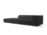 Kairinė sofa Cosmopolitan Design Arendal, juoda