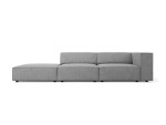 Kairinė sofa Cosmopolitan Design Arendal, pilka