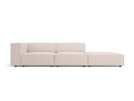 Dešininė sofa Cosmopolitan Design Arendal, smėlio spalvos