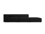 Dešininė sofa Cosmopolitan Design Arendal, juoda
