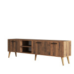 TV staliukas Asir, 180x53x35cm, rudas