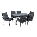 Sodo baldų komplektas Bosler, tamsiai pilkas