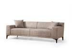 Trivietė sofa Asir Petra 3, ruda