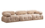 Trivietė sofa Atelier Del Sofa Bubble, smėlio spalvos