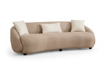 Trivietė sofa Asir Napoli, ruda