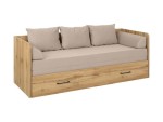 Sofa-lova BRW Tetrix, ruda