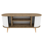 TV staliukas Kalune Design Stor, rudas/baltas