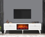 TV staliukas Kalune Design Arona, baltas