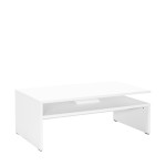 Kavos staliukas Shp-645-Dd-1, 110x80x42 cm, baltas
