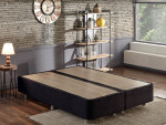 Dvigubos lovos pagrindas Ela Double, 140x190 cm, juodas