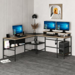 Studijų stalas Greta , 180x74x60cm, juodas