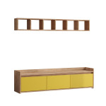 TV staliukas Asir Avan, geltonas