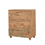 Komoda Kalune Design Leva Gravis Tulip, ruda