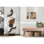 Prieškambario baldų komplektas Kalune Design Vegas 955 - 0900, baltas/smėlio spalvos