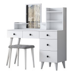 Kosmetinio staliuko komplektas BJ101 - 2294, baltas