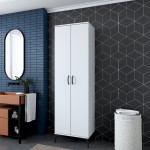 Daugiafunkcė spintelė Kalune Design JE110 - 2945 balta moderni 60x40 cm