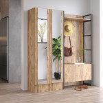 Prieškambario komplektas Asir Ml18-A, rudas