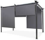 Pavėsinė Pergola Sprint plus, 290x395x228 cm, pilka