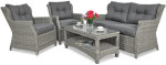 Lauko baldų komplektas TRIVENTO 2, Stone Grey