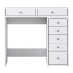 Kosmetinis staliukas Asir, 90x82x45cm, baltas