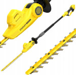 Akumuliatorinės gyvatvorių žirklės su prailginimu 45cm 18v